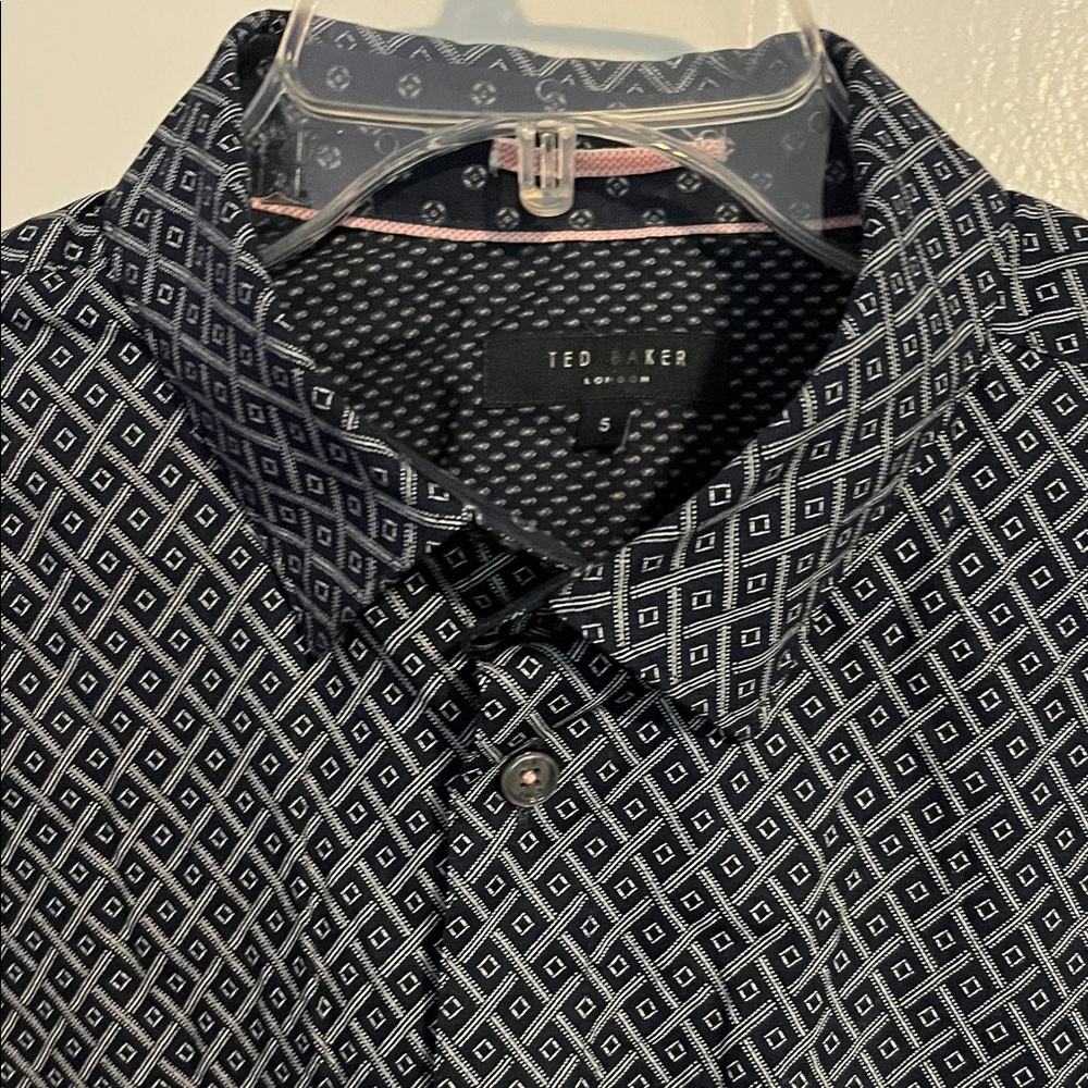 Ted Baker of London Men's Geometric Pattern Shirt
